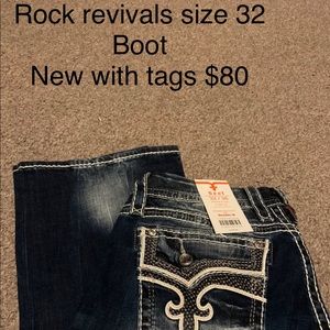 Brand new rock revival jeans